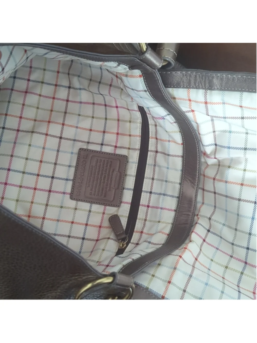 Coach G0982-F14043 Brooklyn EXTRA LARGE Shoulder Bag Messenger Satchel